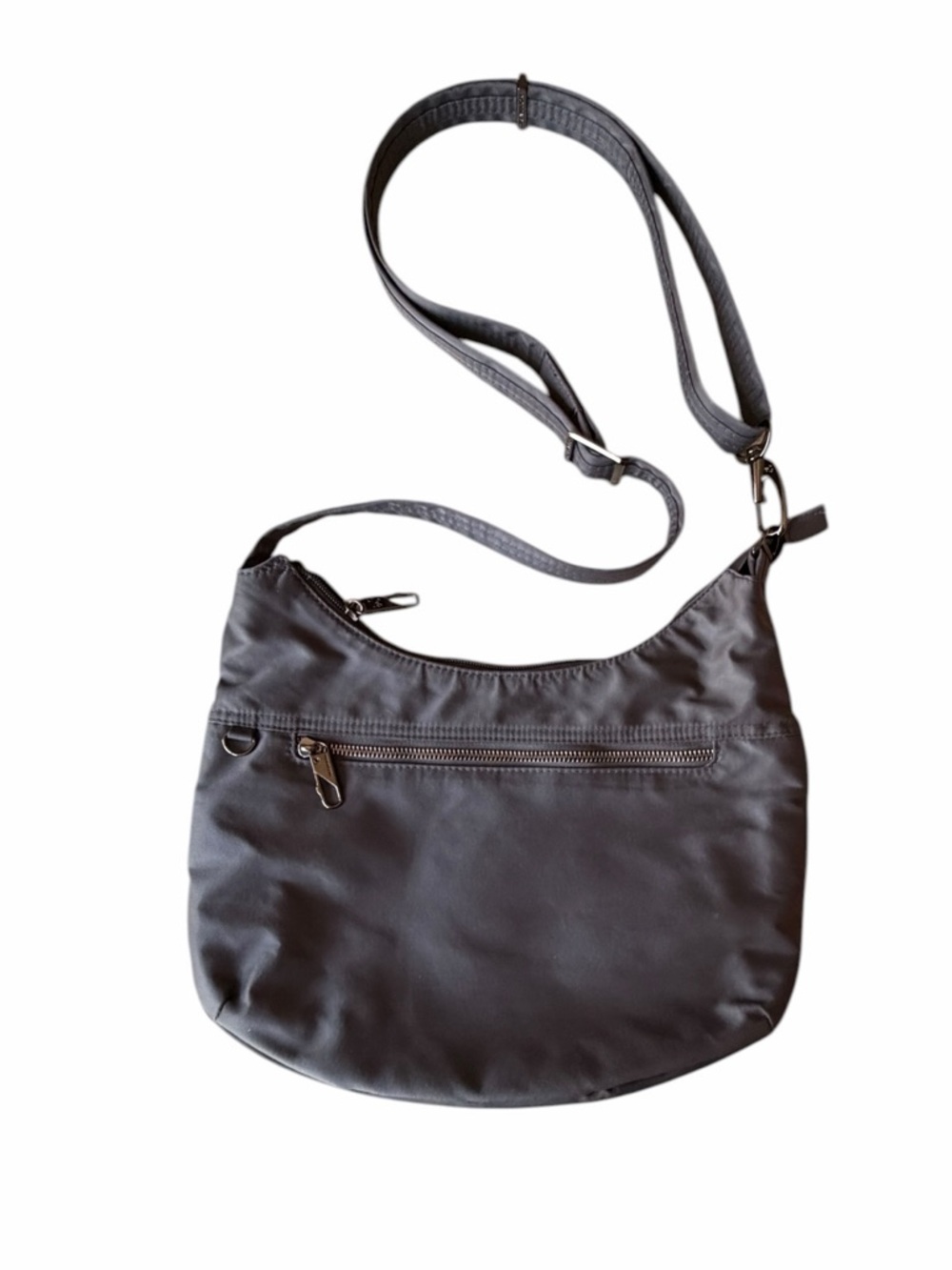 Gray Travelon Crossbody Security Theft-proof Purse, 9”x13”